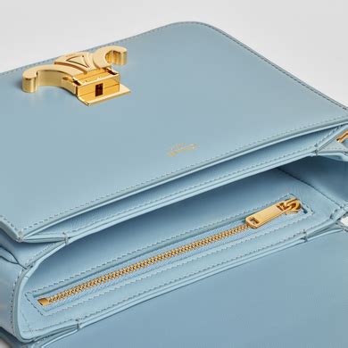 celine california blue|CELINE Shiny Calfskin Teen Triomphe California Blue.